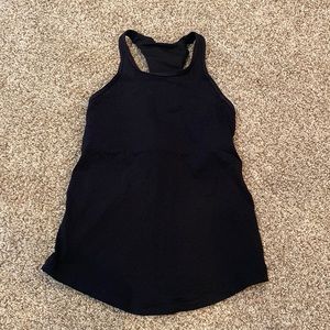 lululemon Running Tank, Black, Size 6